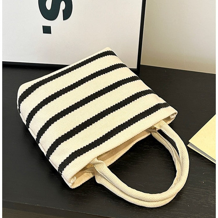 WoStriped Canvas Tote Bag Stornfield
