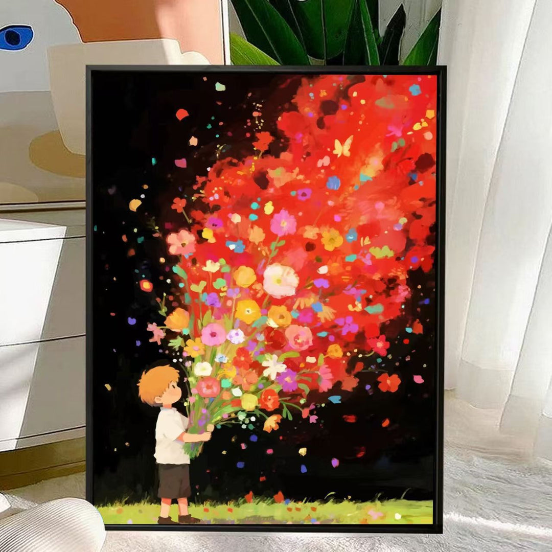 Charming Floral Bouquet Canvas Art Stornfield