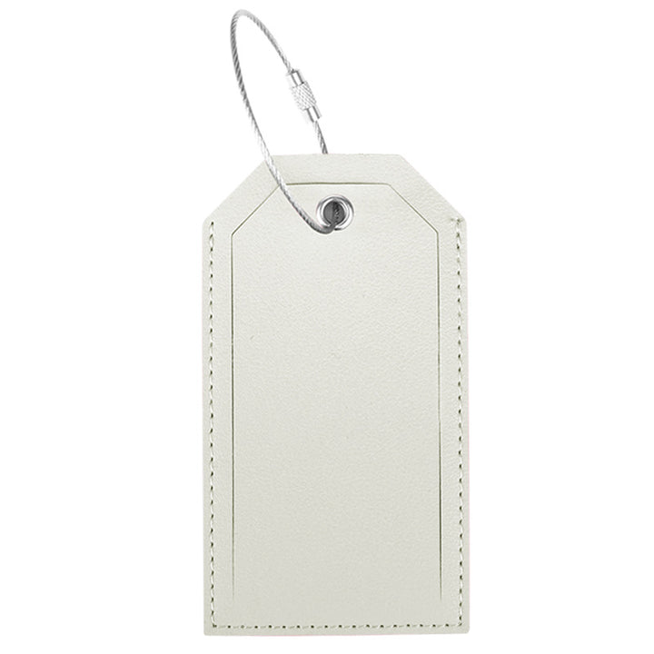 Women’s luggage tag made of durable leather with stainless steel closure Stornfield