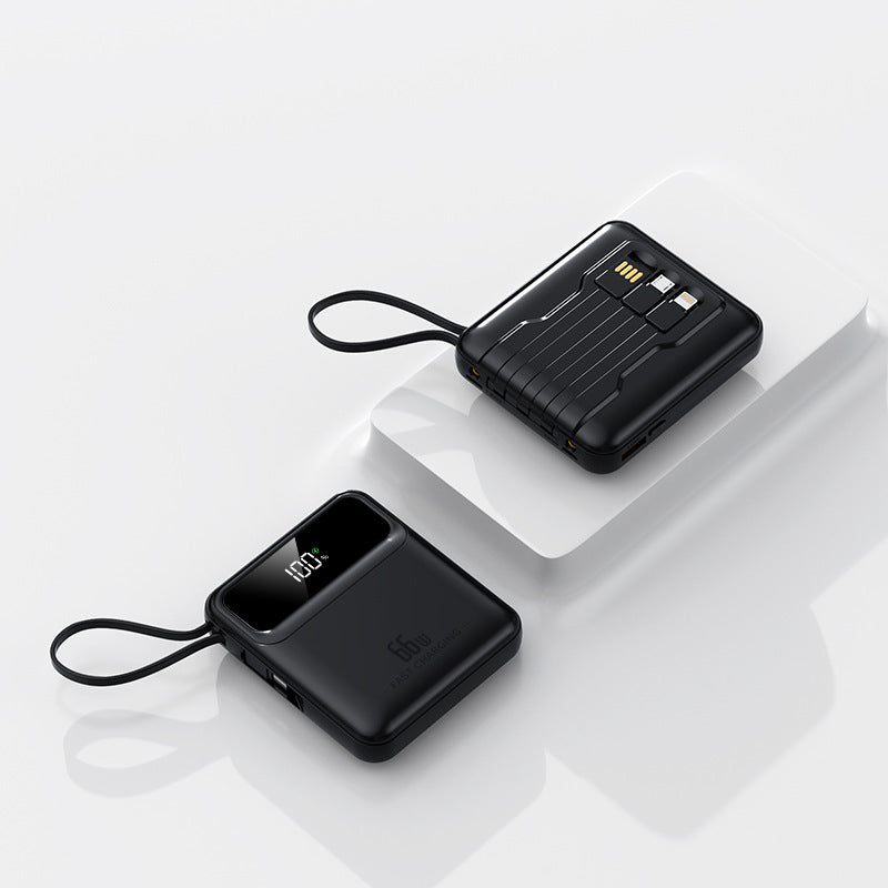 Compact power bank with fast charging function and digital charging status Stornfield