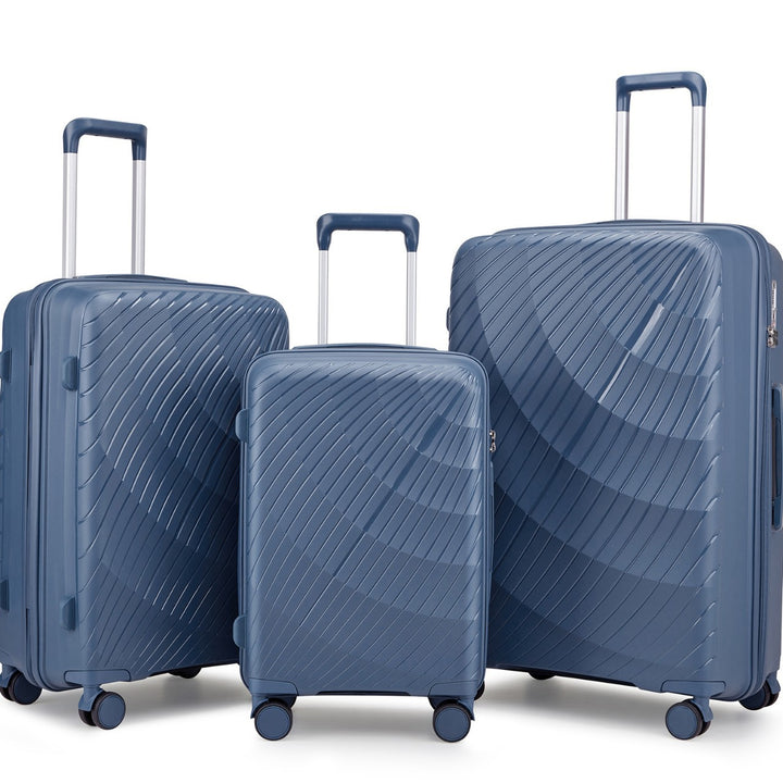 Unisex Premium Textured Hard Shell Luggage Set Stornfield