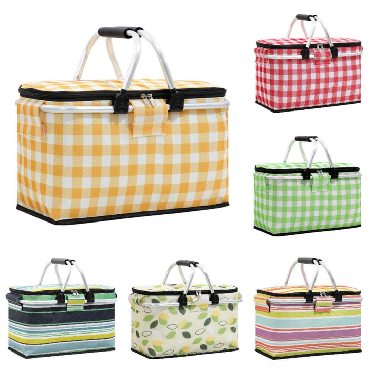 Insulated Picnic Cooler Basket Stornfield