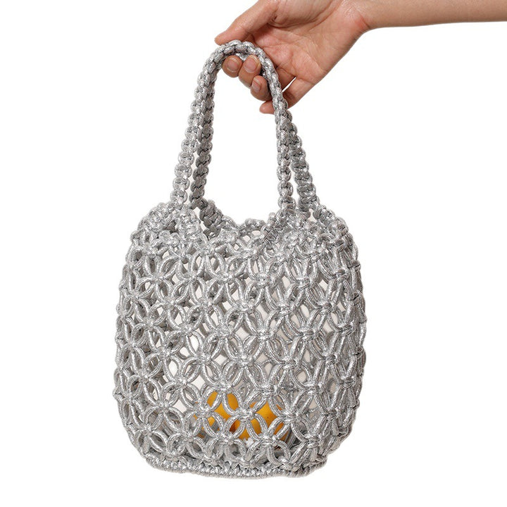 Trendy Shopper Bag with Unique Mesh Design Stornfield
