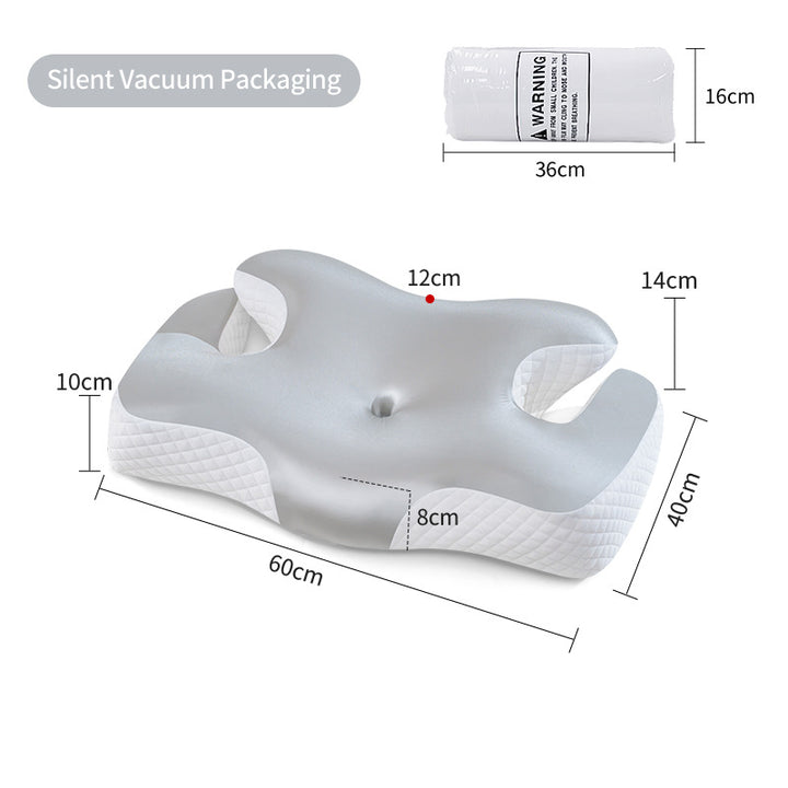 Ergonomic Neck And Shoulder Sleep Pillow With Cooling Gel Surface Stornfield