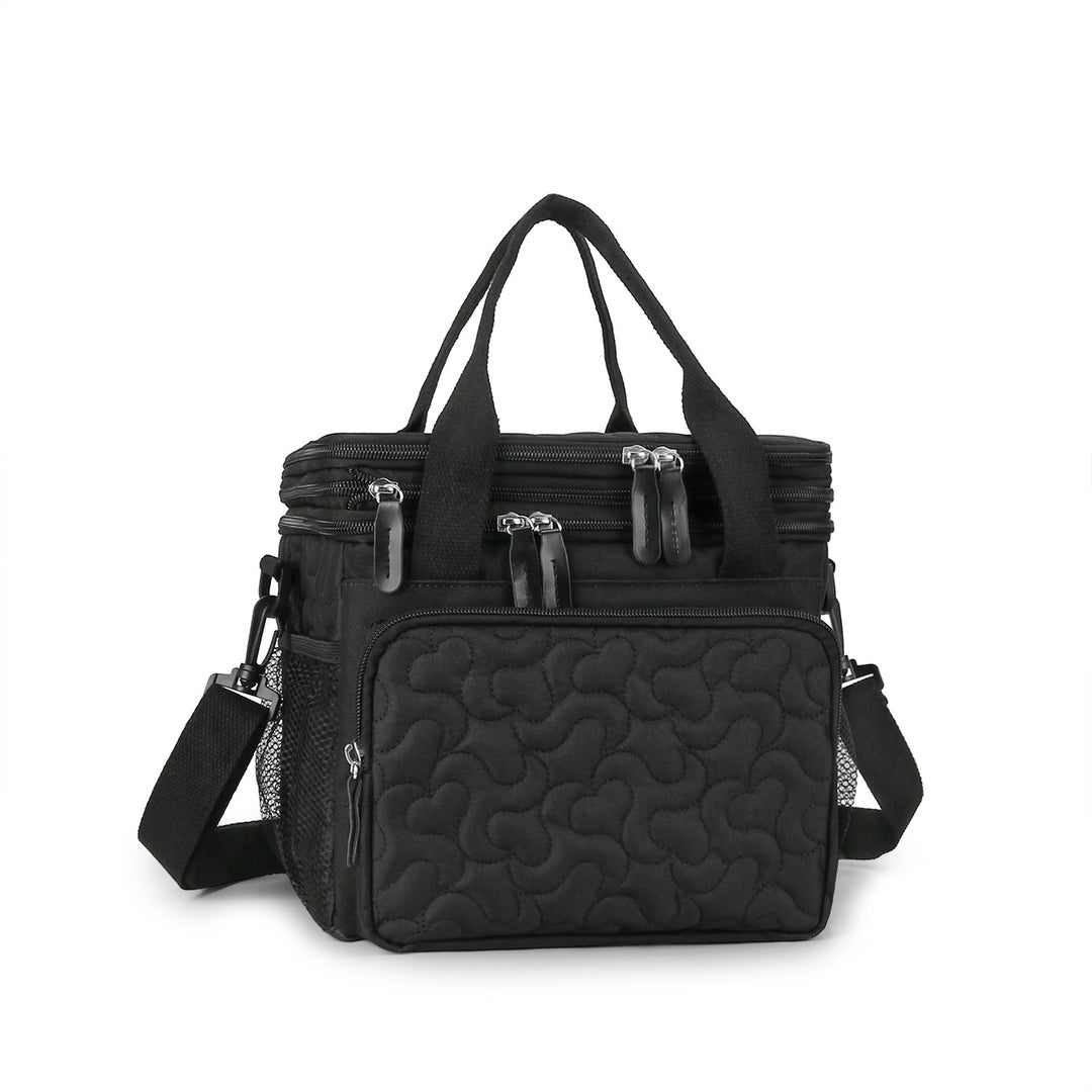 Cooler bag with insulated compartments and reinforced carrying system Stornfield