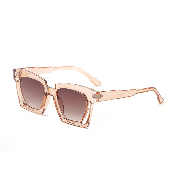 Ladies trendy geometric sunglasses with stylish square frame Stornfield