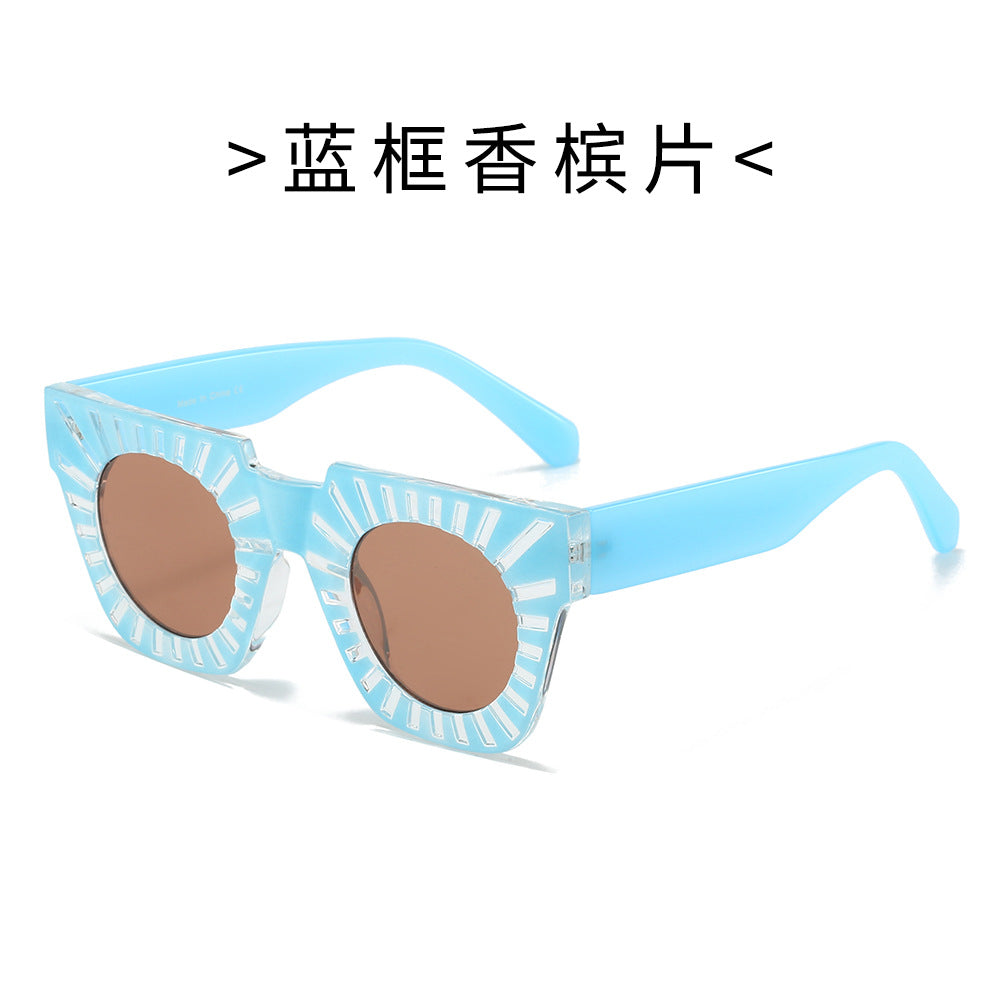 Ladies Fashion Sunglasses with Creative Geometric Frame Stornfield