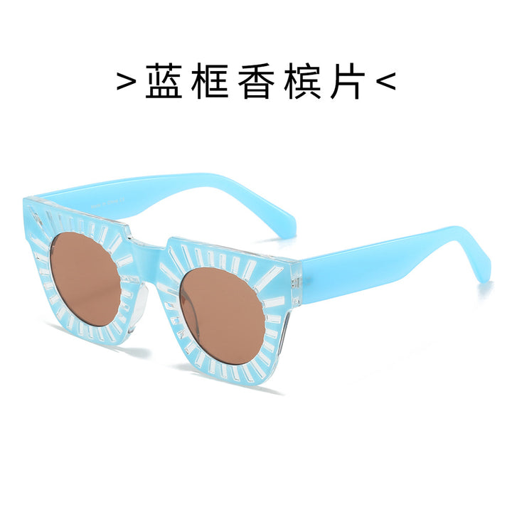 Ladies Fashion Sunglasses with Creative Geometric Frame Stornfield