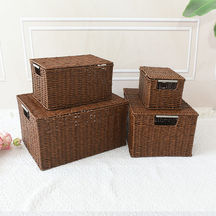 Premium Rattan Storage Box Stornfield