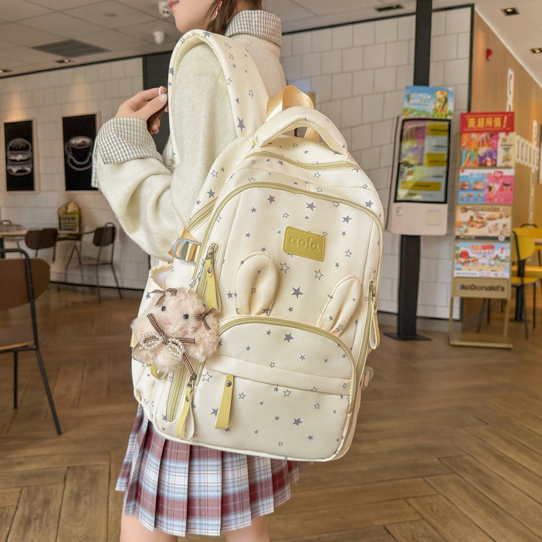 Star Print Multi-Functional Backpack Stornfield
