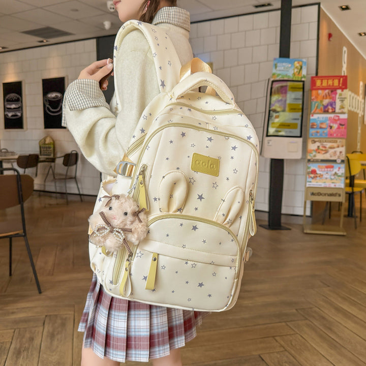 Star Print Multi-Functional Backpack Stornfield