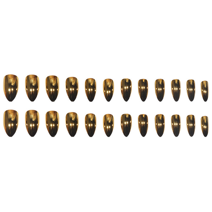 Metallic Stiletto Nail Enhancements Stornfield