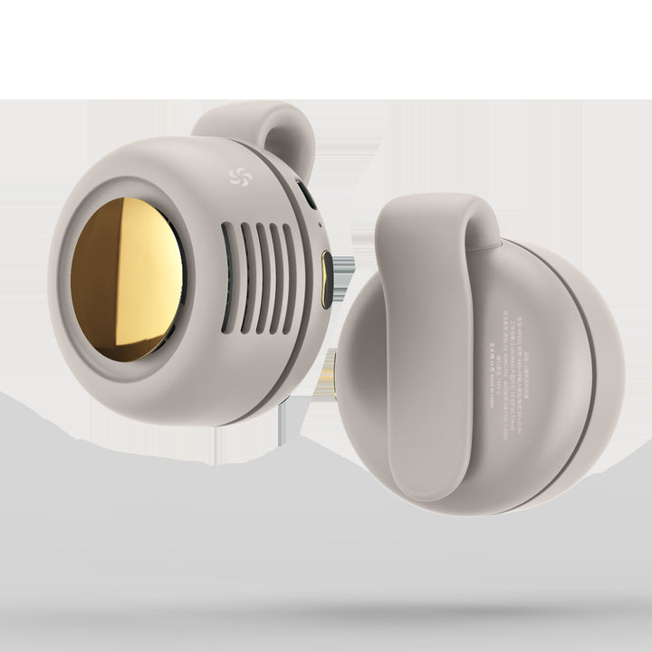Cooling wearable clip-on personal neck cooling fan with full-rotation adjustable airflow Stornfield