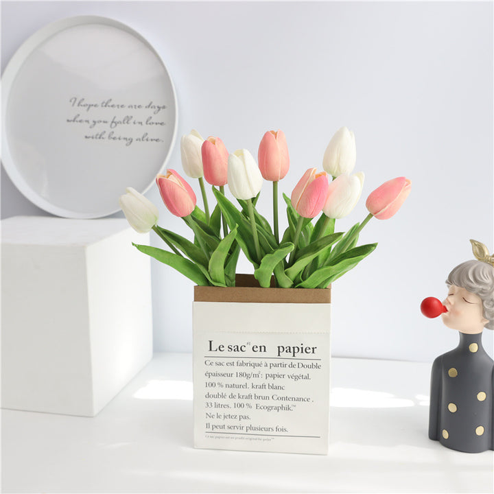 Artificial Decorative Tulip Bouquet