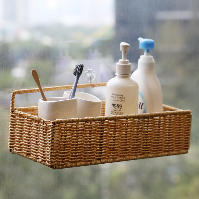 Unisex storage basket with practical carrying handle Stornfield