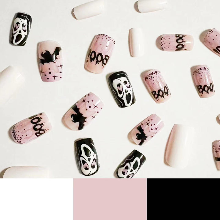 Halloween Fake Nail Set with Creative Scary Motifs Stornfield