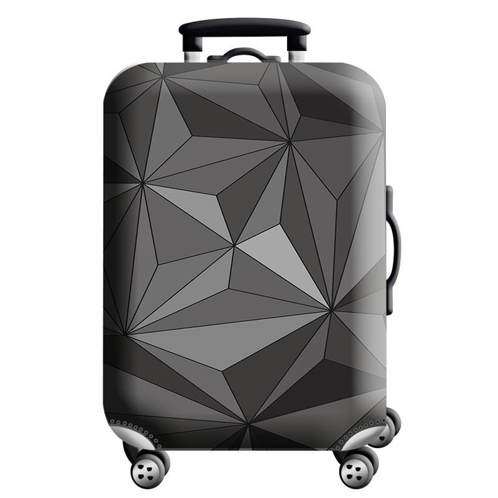 Unisex hard-shell suitcase with modern geometric design Stornfield