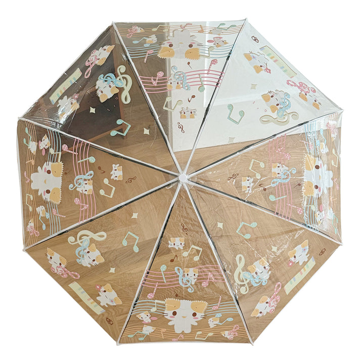 Women's Transparent Folding Umbrella with Playful Animal Design Stornfield