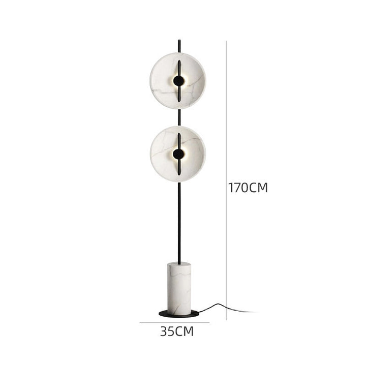 Modern Double Sphere Floor Lamp