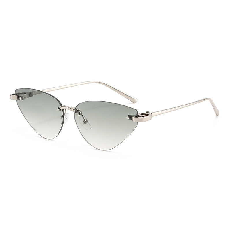Women elegant Cat-Eye sunglasses with ultra-light metal frame Stornfield