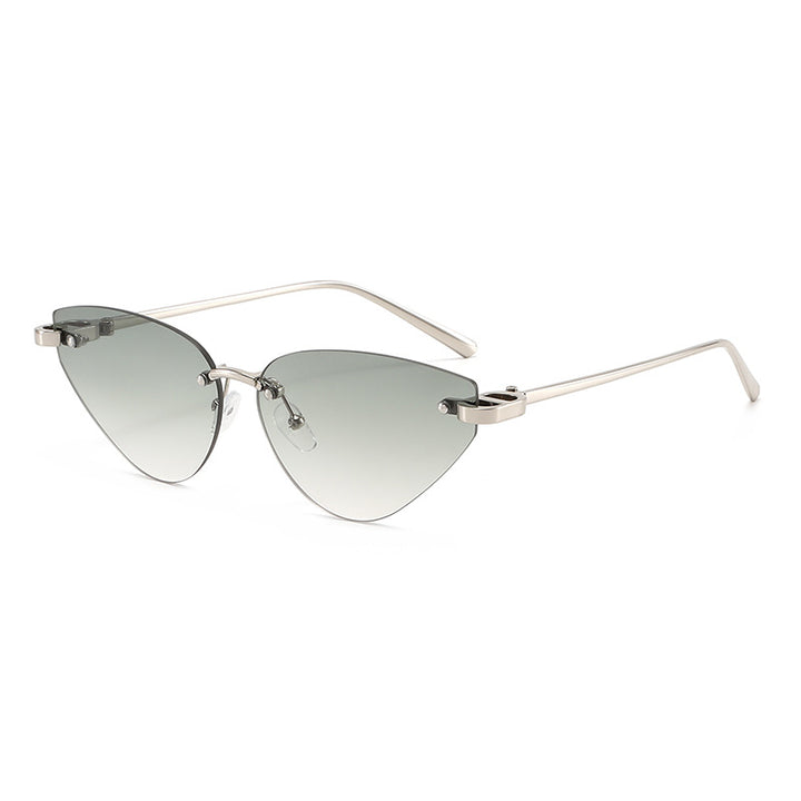 Women elegant Cat-Eye sunglasses with ultra-light metal frame Stornfield