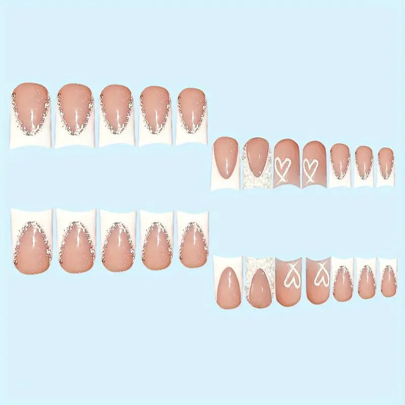 Ornate Rhinestone Press-On Nail Extensions Stornfield