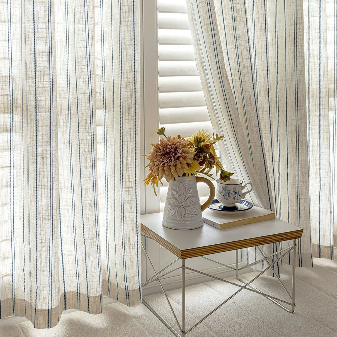 Textured Linen Curtains Stornfield
