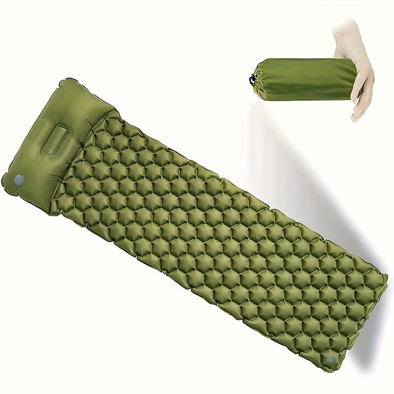 Airy and Comfortable Inflatable Sleeping Mat with Headrest Stornfield