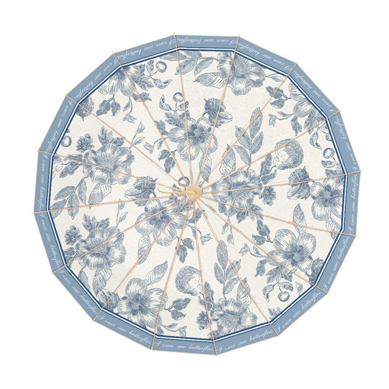 Ladies elegant umbrella with floral patterns Stornfield