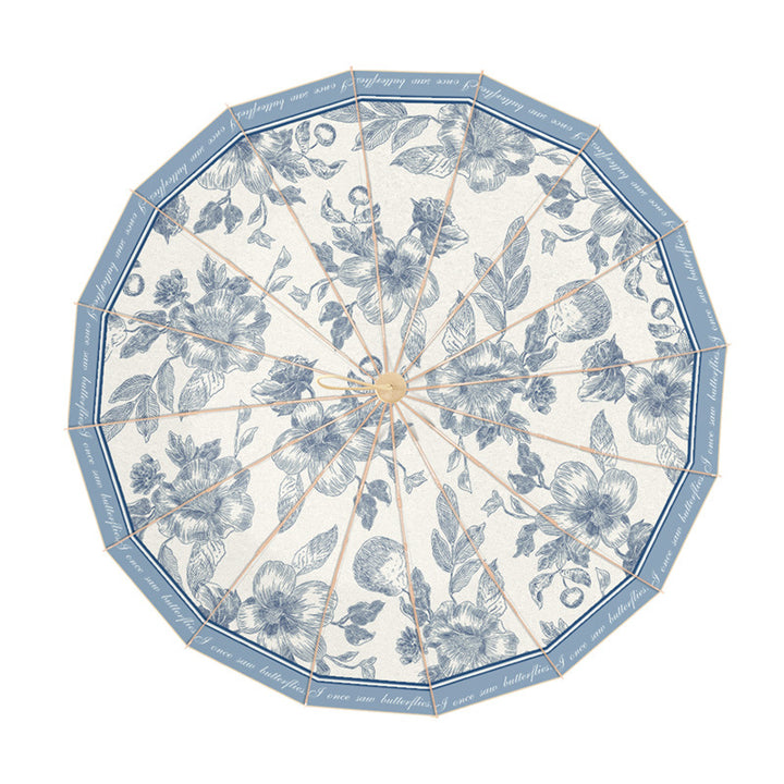 Ladies elegant umbrella with floral patterns Stornfield