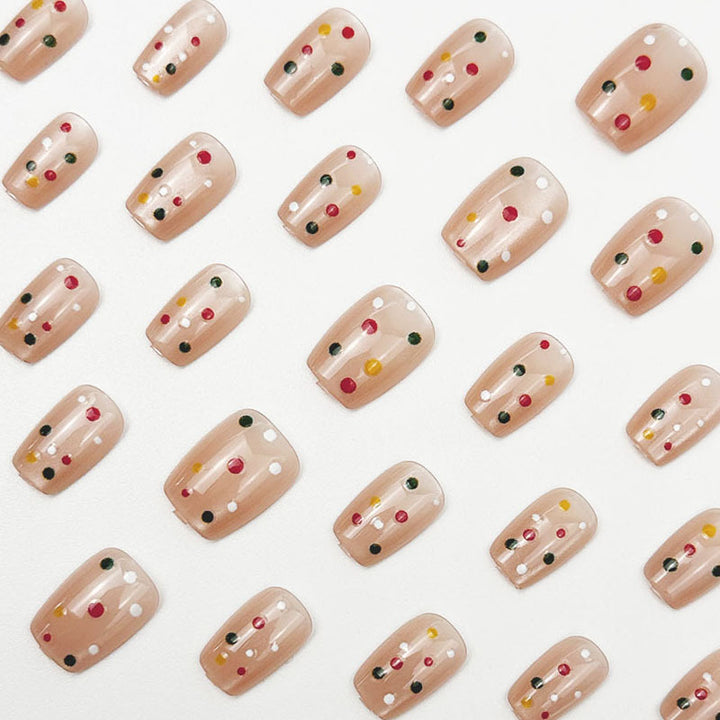 Artistic Confetti Press-On Nail Set Stornfield