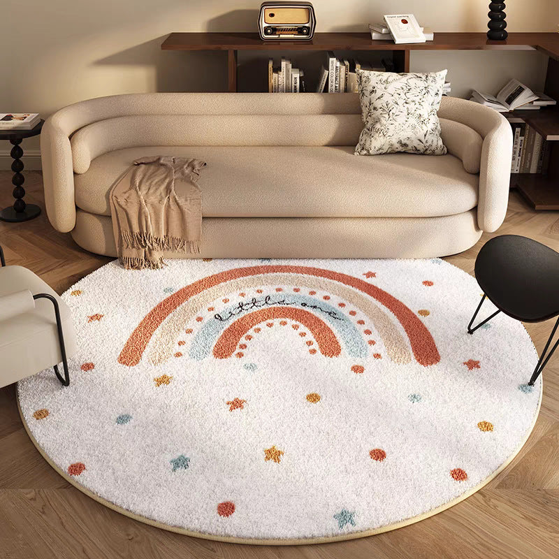 Playful Round Area Rug