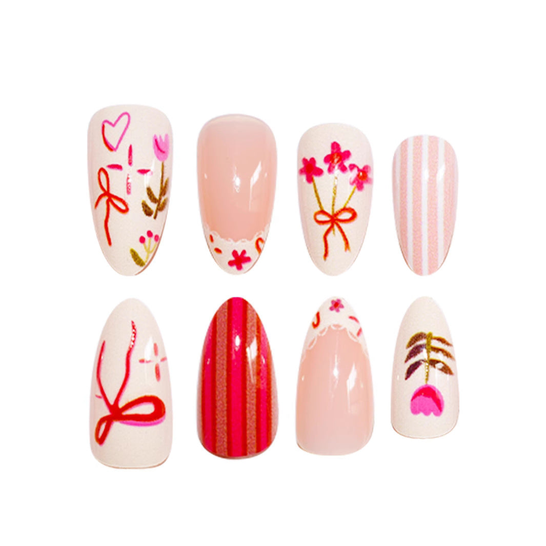 Artistic Floral Nail Art Set Stornfield