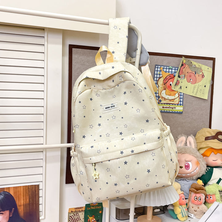 Star-Patterned Casual Backpack Stornfield