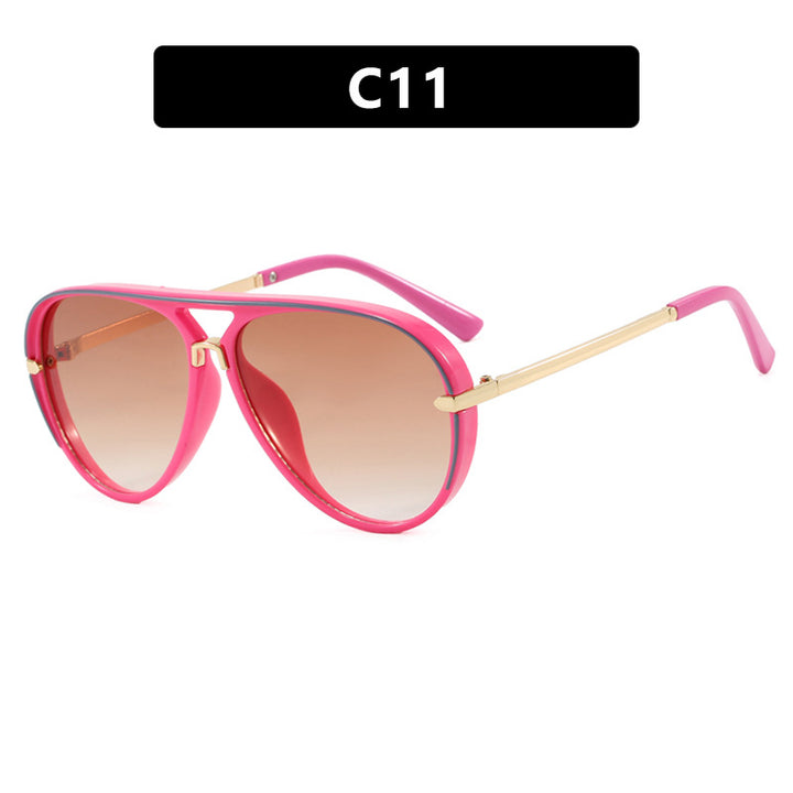 Women's fashion pilot sunglasses with elegant metal accents Stornfield