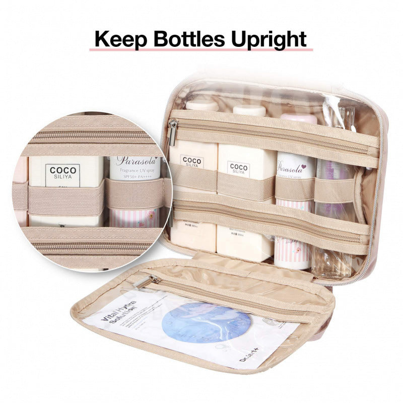 Cosmetic Organizer Bag with Removable Interior Divider Stornfield