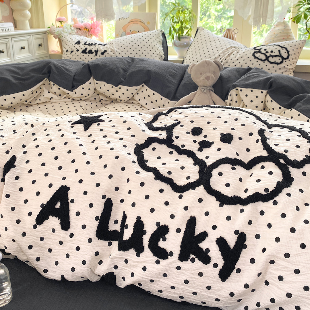 Playful Polka Dot Comforter Set