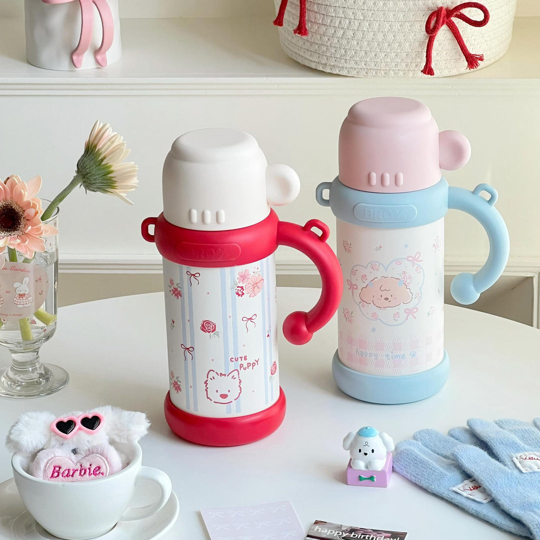 Ladies Insulated Floral Pattern Thermos Bottle Stornfield