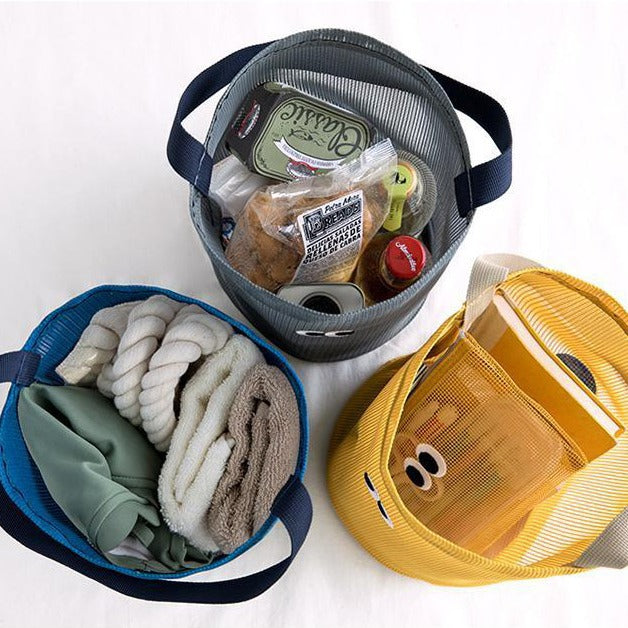 Stylish storage bag made of mesh Stornfield