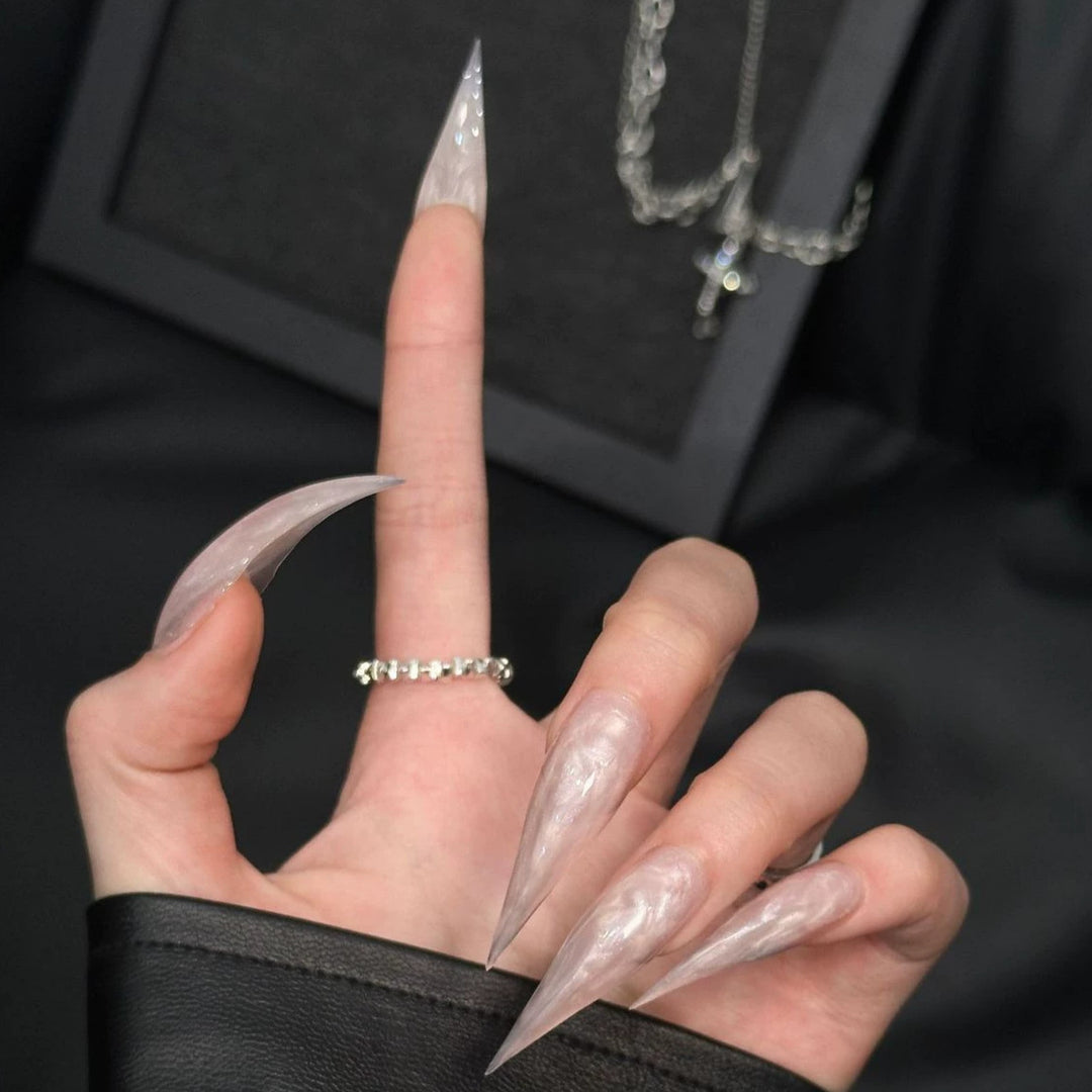 Glamorous Stiletto Press-On Nail Design