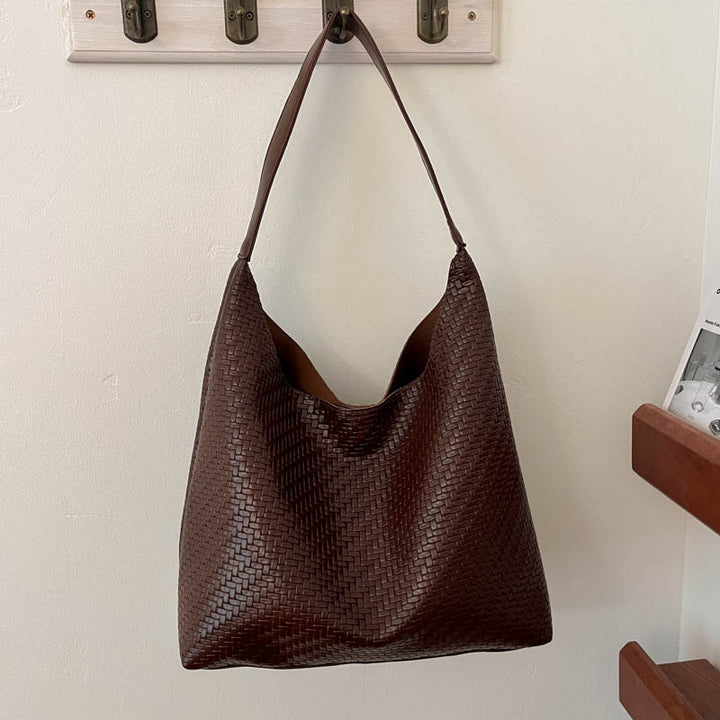 Woven Texture Shoulder Bag