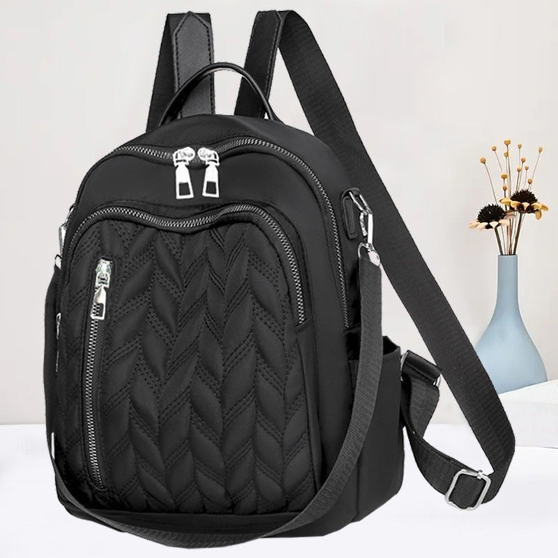 Women's Quilted Backpack Purse Stornfield