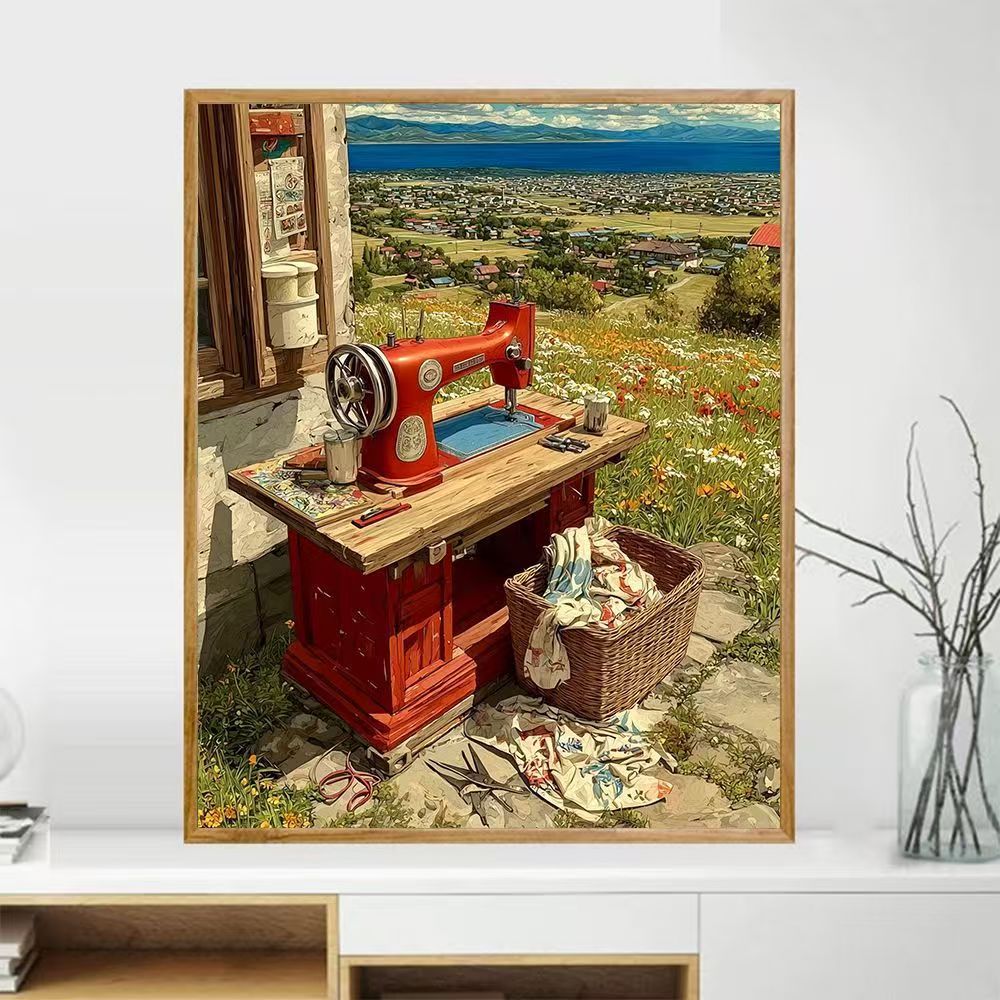 Sewing Machine Art Print Stornfield