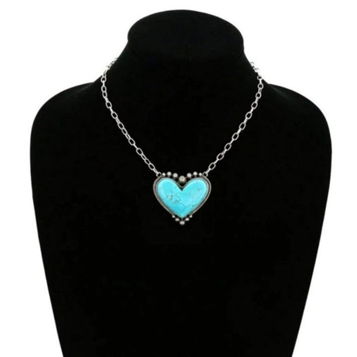 Artisan Heart-Shaped Pendant Necklace Stornfield
