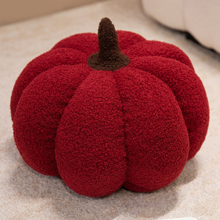 Plush cushion in pumpkin design Stornfield