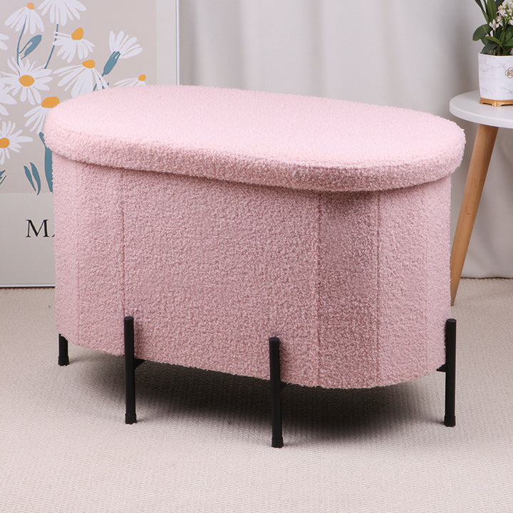 Plush Storage Ottoman Stornfield
