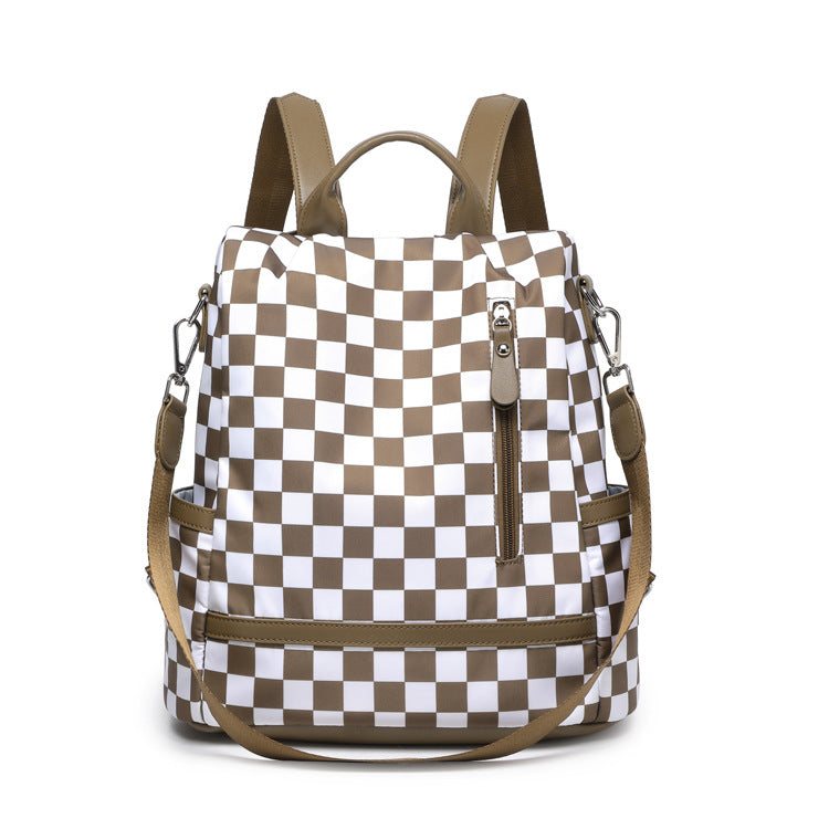 Stylish Checkered Backpack Stornfield