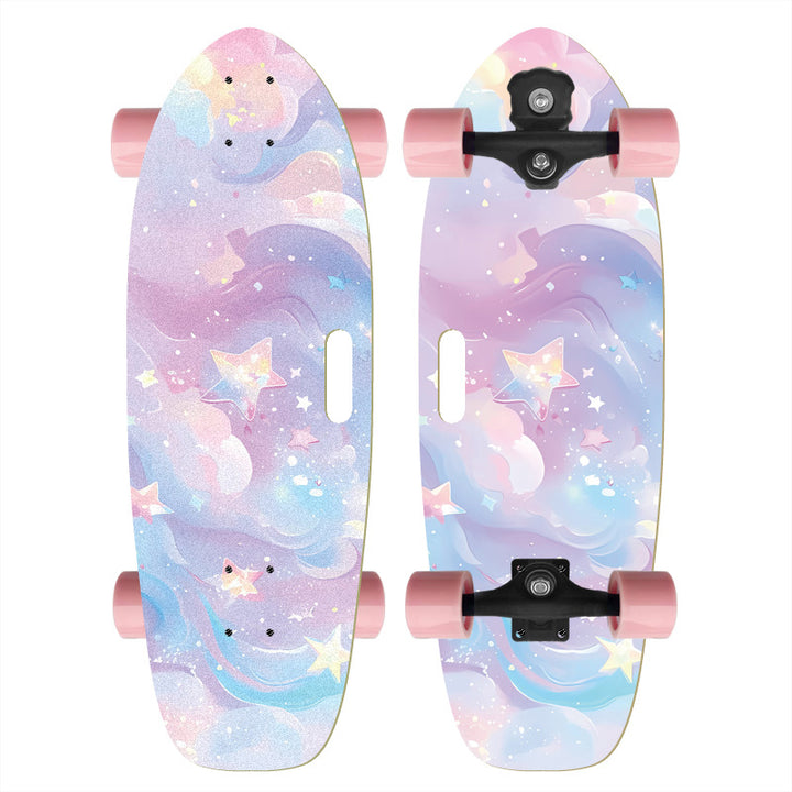 Skateboard with Custom Cartoon Design Stornfield