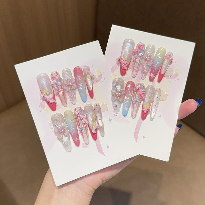 Artificial Nail Tips with Playful Design Stornfield