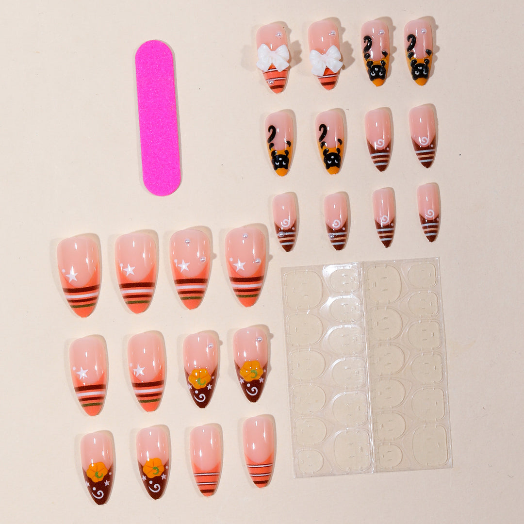 Playful Cat-Themed 3D Nail Art Extensions Stornfield